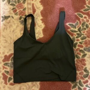 Lululemon Sports Bra/ Align Tank - Dark Green
